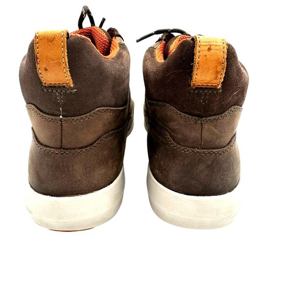 CLARKS Men's 12 Triman Up Gtx Brown Mushroom Combi Lea Hiking Boots Outdoor GORP - Picture 6 of 11